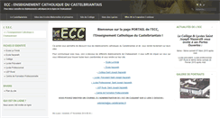 Desktop Screenshot of ec-castelbriantais.fr