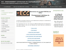 Tablet Screenshot of ec-castelbriantais.fr